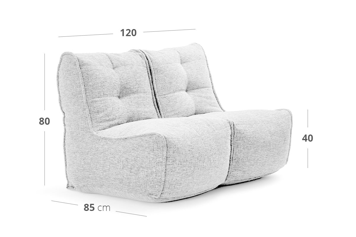 MOD 2 Twin Couch dimensions