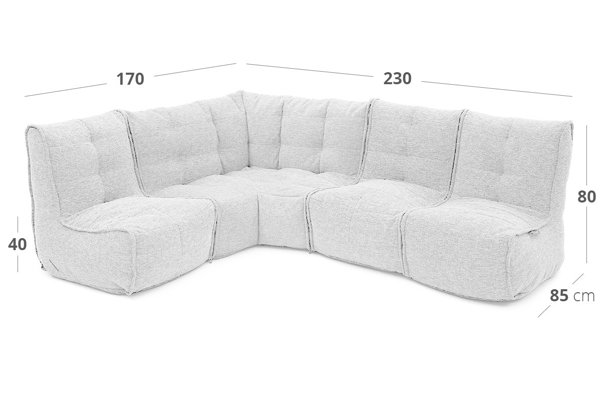 MOD 4 L Sofa dimensions